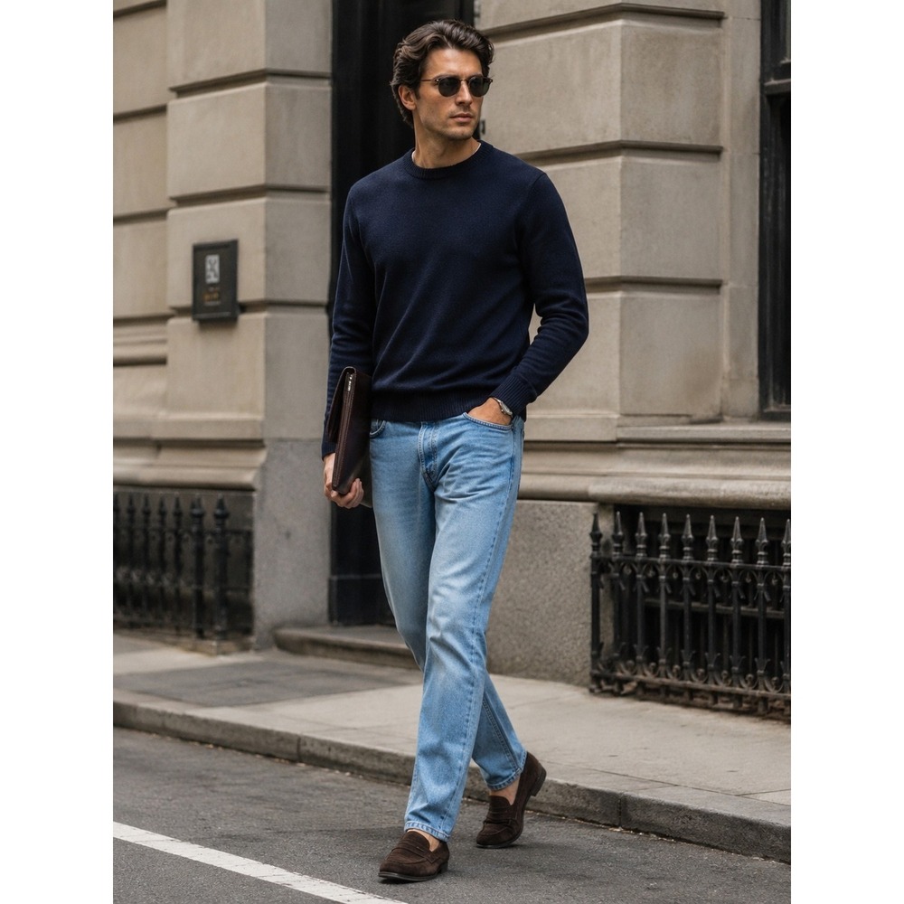 Tom Ford Men's Light Wash Slim Fit Denim Jeans Made in Italy Size [31] Luxur